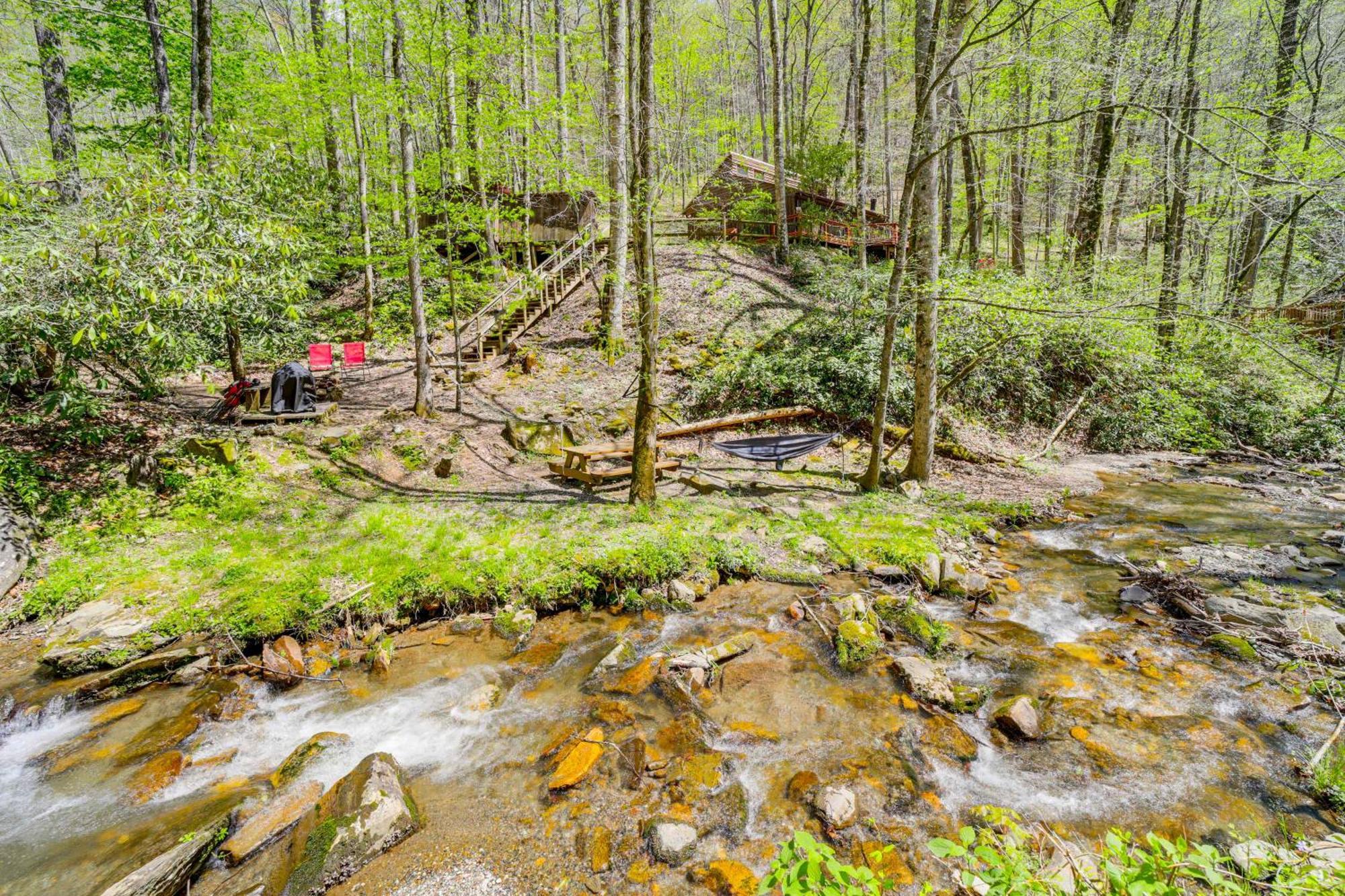 Creekside Whittier Cabin With Fire Pit Near Hiking! Exterior foto